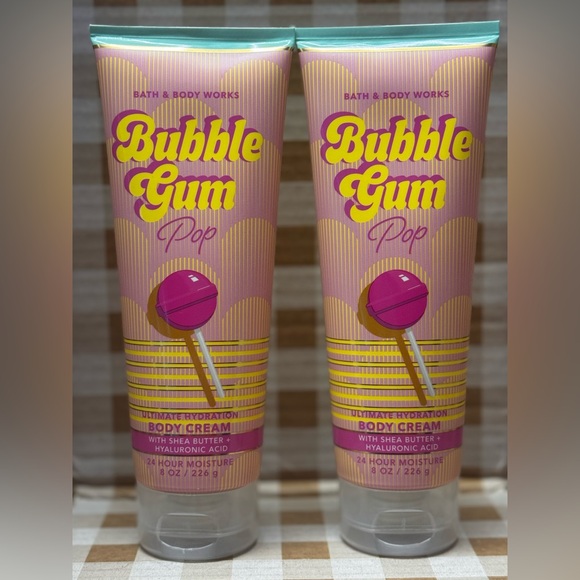 Bath & Body Works Other - NEW B&BW(2) Bubble Gum Pop body creams, full size 8 oz